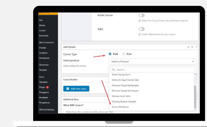 Membuat Website Kursus Online Dengan WordPress dan Plugin Gratis